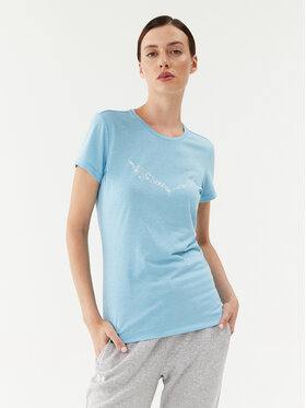 Salewa Salewa T-Shirt Solid Dry W 27019 Modrá Regular Fit