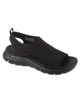 Skechers Skechers Sandały Skechers Flex Appeal 4.0 - Moon Lines Czarny