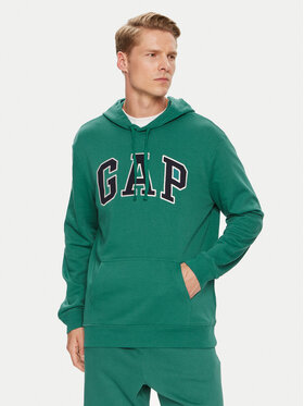 Gap Gap Bluza 868460-00 Zielony Regular Fit