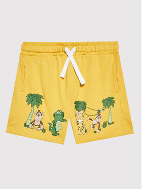 United Colors Of Benetton United Colors Of Benetton Spordišortsid 3BL0G900F Kollane Regular Fit