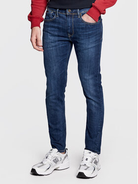 Pepe Jeans Pepe Jeans Jeansy Finsbury PM206321 Modrá Skinny Fit