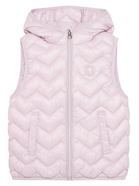 United Colors Of Benetton United Colors Of Benetton Kamizelka 21INCJ00Q Fioletowy Regular Fit