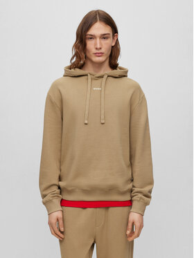 HUGO Hugo Mikina Dapo 50486478 Hnedá Relaxed Fit