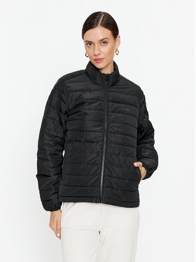 Sprandi Sprandi Pūkinė striukė SP3-KUD060 Juoda Regular Fit