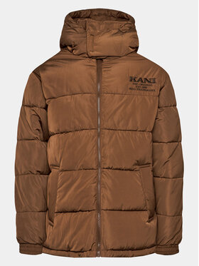 Karl Kani Karl Kani Vatovaná bunda 6076045 Hnedá Regular Fit