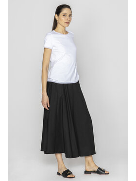 Deni Cler Milano Deni Cler Milano Spódnica midi W-DC-7012-E2-S4-90-1 Czarny A-Line Fit