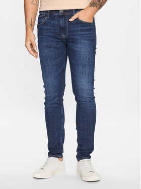 Pepe Jeans Pepe Jeans Jeansy PM206321 Granatowy Skinny Fit