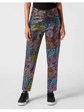 PHILIPP PLEIN PHILIPP PLEIN Jeansy 15191 Světle modrá Mom Fit