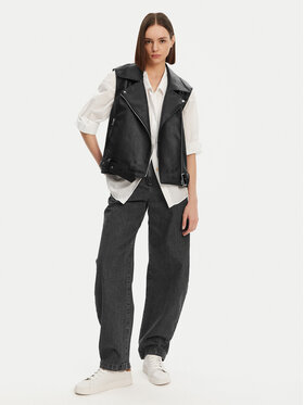 Noisy May Noisy May Prsluk Lina 27033196 Crna Regular Fit