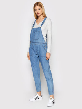 American Eagle American Eagle Jeans hlače z naramnicami 032-2322-4485 Modra Regular Fit