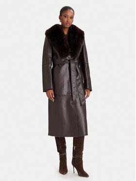 Marciano Guess Marciano Guess Cappotto in shearling 5BGL42 7387A Marrone Regular Fit