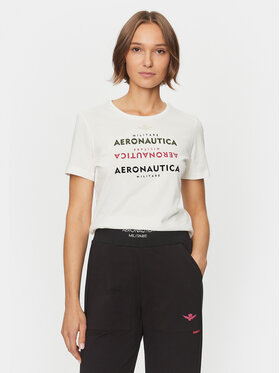 Aeronautica Militare Aeronautica Militare T-shirt 232TS2165DJ496 Bianco Regular Fit