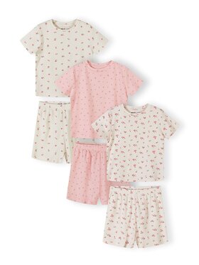 minoti minoti Komplet piżam NOSPJ103 Różowy Regular Fit