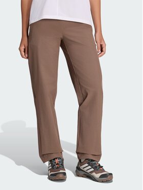 adidas adidas Spodnie outdoor 162747 Brązowy Regular Fit