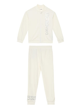 Guess Guess Tepláková souprava K4BG06 K0232 Bílá Regular Fit