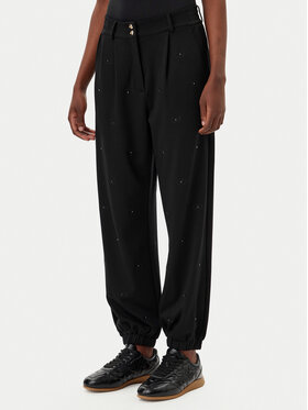 Liu Jo Sport Liu Jo Sport Jogginghose TA5193 J5942 Schwarz Relaxed Fit