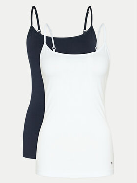 Tommy Hilfiger Tommy Hilfiger Комплект 2 блузи без ръкави UW0UW04891 Цветен Slim Fit