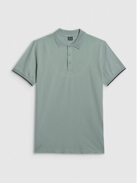 4F 4F Polo MIDSHOP TEXTILE Khaki Regular Fit