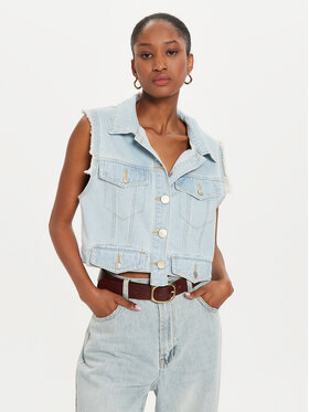 One Teaspoon One Teaspoon Vestă elegantă 26415 Albastru Oversize