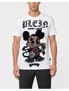 PHILIPP PLEIN PHILIPP PLEIN Tričko 31657 Biela Regular Fit