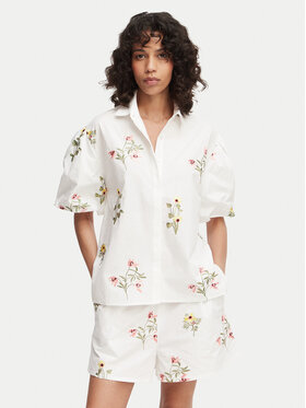 French Connection French Connection Hemd Cambria 729G7 Weiß Relaxed Fit