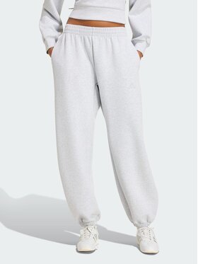 adidas adidas Spodnie materiałowe 151545 Szary Loose Fit