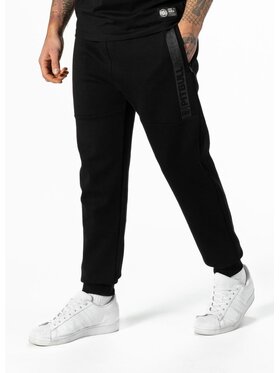 PITBULL PITBULL Spodnie dresowe Spodnie Czarny Regular Fit