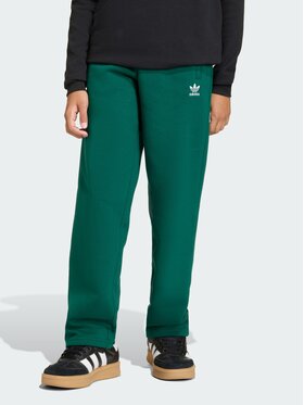 adidas adidas Spodnie materiałowe 159213 Zielony Regular Fit