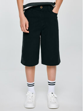BIG STAR BIG STAR Szorty materiałowe DAEGIR Czarny Loose Fit