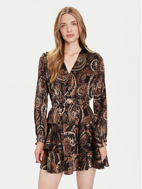Guess Guess Igapäevane kleit W5BK53 W2770 Pruun Regular Fit