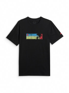 4F 4F T-Shirt BEACHWEAR Czarny Regular Fit