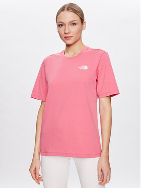 The North Face The North Face T-Shirt Simple Dome NF0A4CES Rosa Relaxed Fit