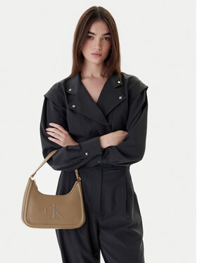 Calvin Klein Calvin Klein Kabelka Bold Ck Small Shoulder Bag LV04F3230G Béžová