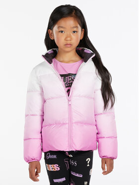 Guess Guess Pūkinė striukė J3RL00 WCFM0 Rožinė Regular Fit