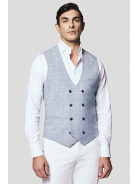 Lancerto Lancerto Kamizelka Dorgali KA131125000003 Niebieski Slim Fit