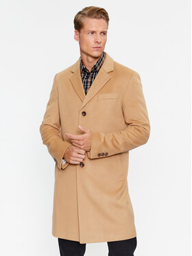 BOSS Boss Cappotto di lana H-Hyde-234 50502327 Beige Slim Fit