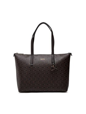 Calvin Klein Calvin Klein Kabelka Ck Must Shopper Md Mono K60K609887 Hnedá