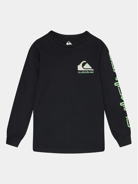 Quiksilver Quiksilver Blúzka Omnilogo Tees EQBZT04665 Čierna Regular Fit