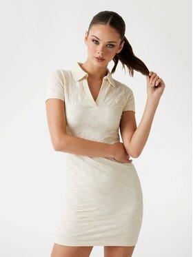 Guess Guess Sukienka 176835 Biały Classic Fit