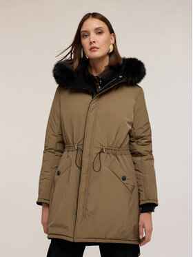 Motivi Motivi Giubbotto piumino F004Q000726N015 Verde Regular Fit