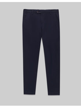 Borgio Borgio Chinosy sagliano Granatowy Slim Fit