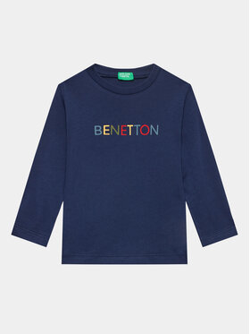 United Colors Of Benetton United Colors Of Benetton Bluzka 3I1XG10A8 Granatowy Regular Fit