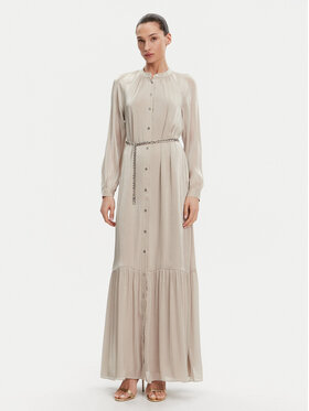 MICHAEL Michael Kors MICHAEL Michael Kors Rochie tip cămașă MS482CM8BB Bej Regular Fit