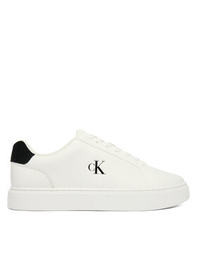 Calvin Klein Calvin Klein Sneakersy Classic Cupsole Laceup Lth YM0YM01435 Biały