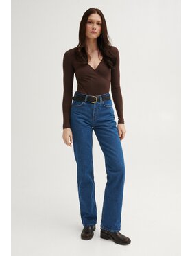 NAGO NAGO Jeansy N2025 Granatowy Straight Leg