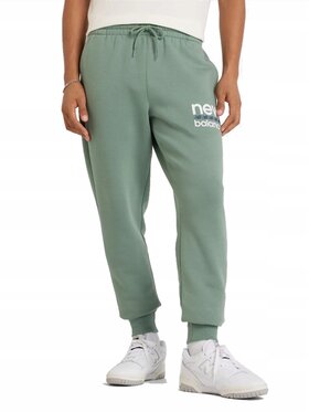 New Balance New Balance Spodnie dresowe MP51940DKJ Zielony Standard Fit