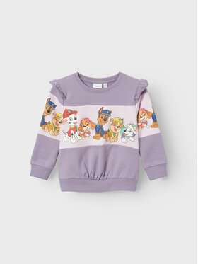 NAME IT NAME IT Bluza 13219716 Fioletowy Standard Fit