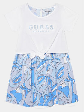 Guess Guess Ежедневна рокля K4GK10 K6YW3 Бял Regular Fit