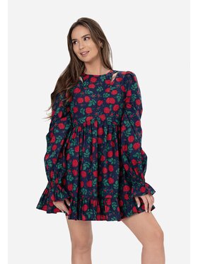 LAURELLA LAURELLA Každodenné šaty 4TU015 Tmavomodrá Regular Fit