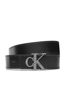 Calvin Klein Jeans Calvin Klein Jeans Pasek Damski Mono Hardware Leather Belt 30Mm K60K610364 Czarny
